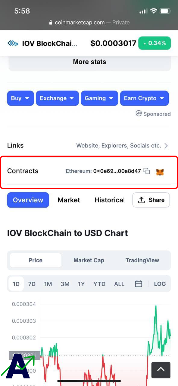 How to Withdraw IOV Token from Trust Wallet - coinmarketcap