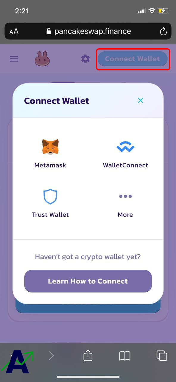 how to sell MNEB token - wallet connect